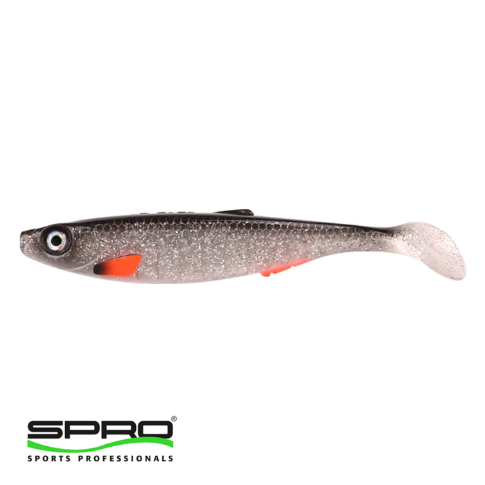 SPRO Ripple Profighter Shad 14CM Black Roach S.Yem