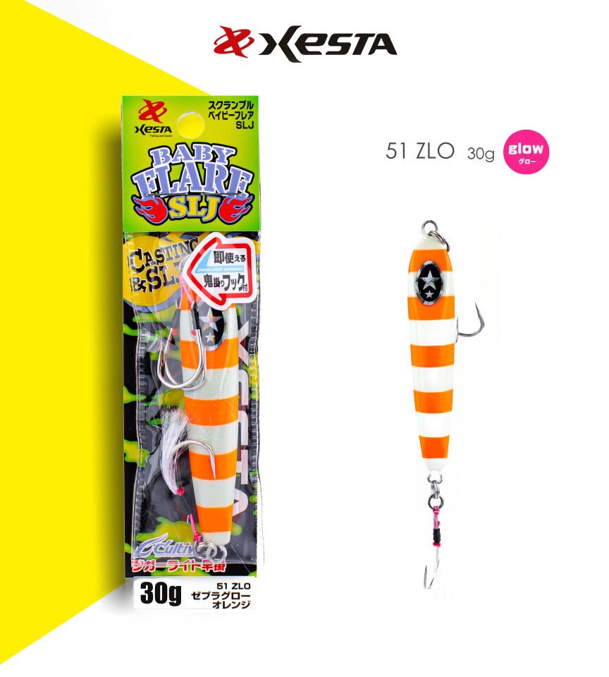 XESTA SCRAMBLE BABY FLARE SLJ 30G JIG ZLO