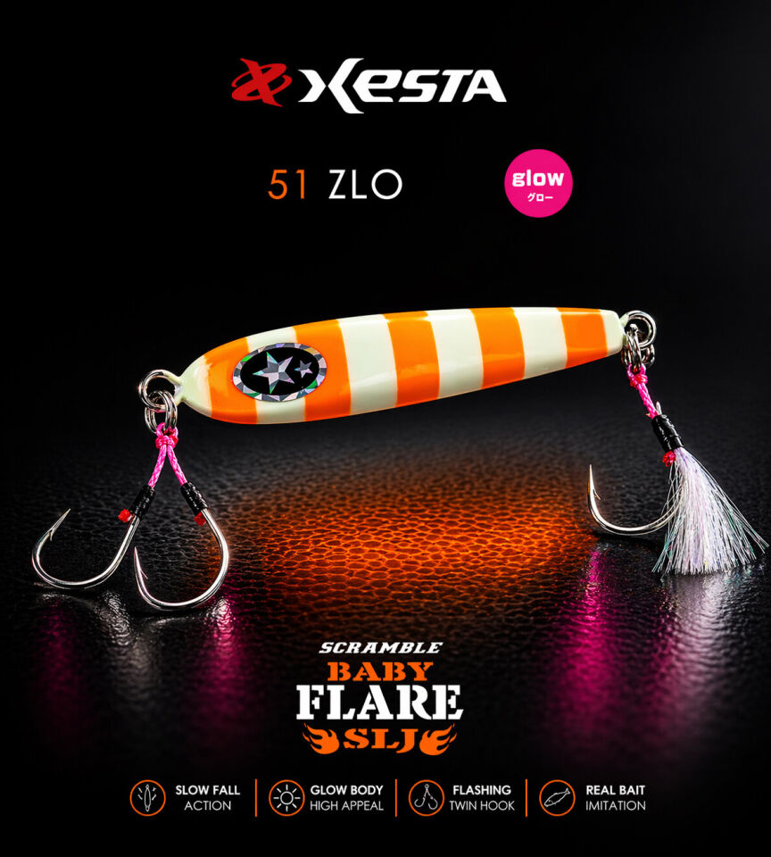 XESTA SCRAMBLE BABY FLARE SLJ 30G JIG ZLO