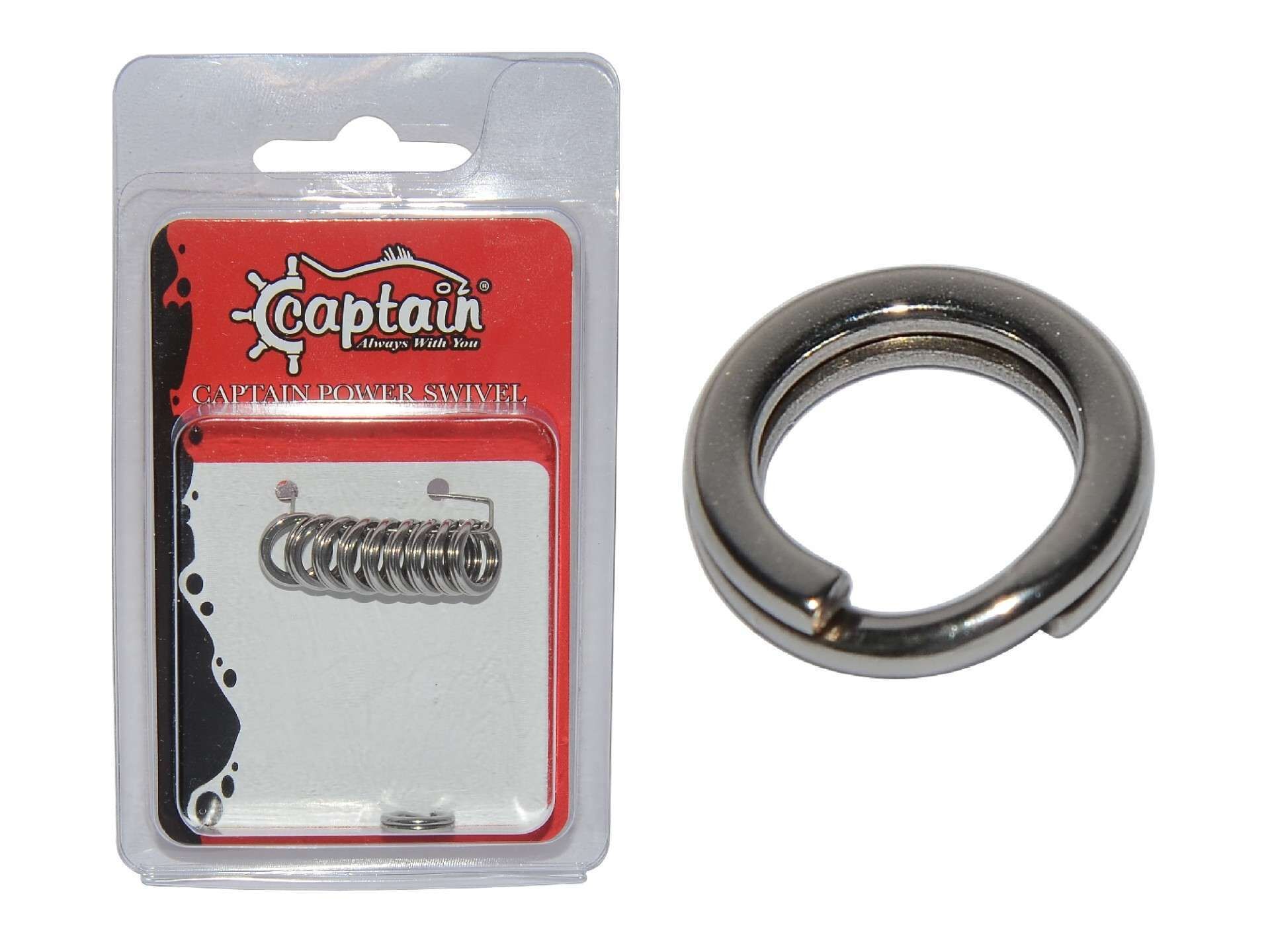 Captain 5142 Kalın Halka Güçlendirilmiş 10lu Paket İnox Naturel Standart