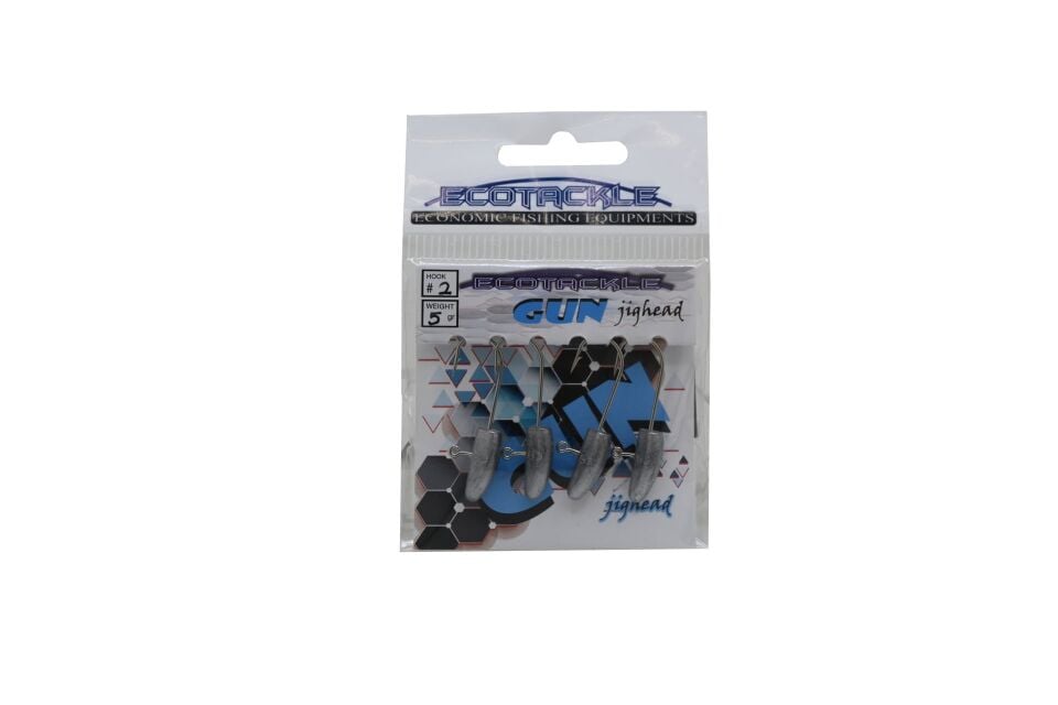 ECOTACKLE GUN LRF JIGHEAD  4P