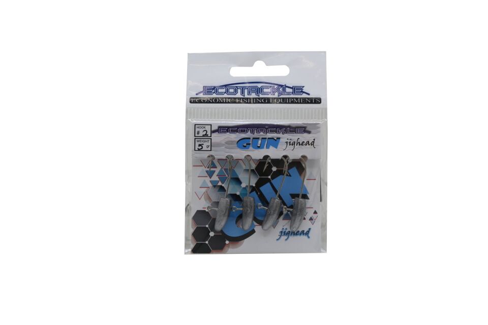 ECOTACKLE GUN LRF JIGHEAD  4P