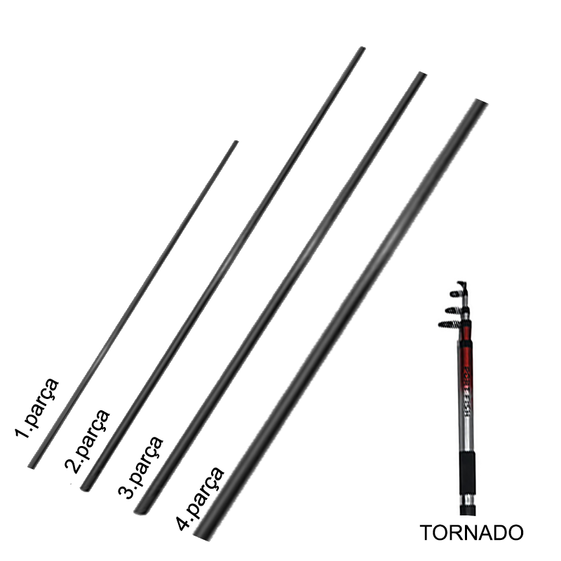 Portfish Tornado Kamış 350 cm (Yedek Parçası)