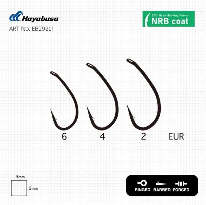 Hayabusa P1 Sazan İğnesi Dövme Teflon Black 10lu Paket