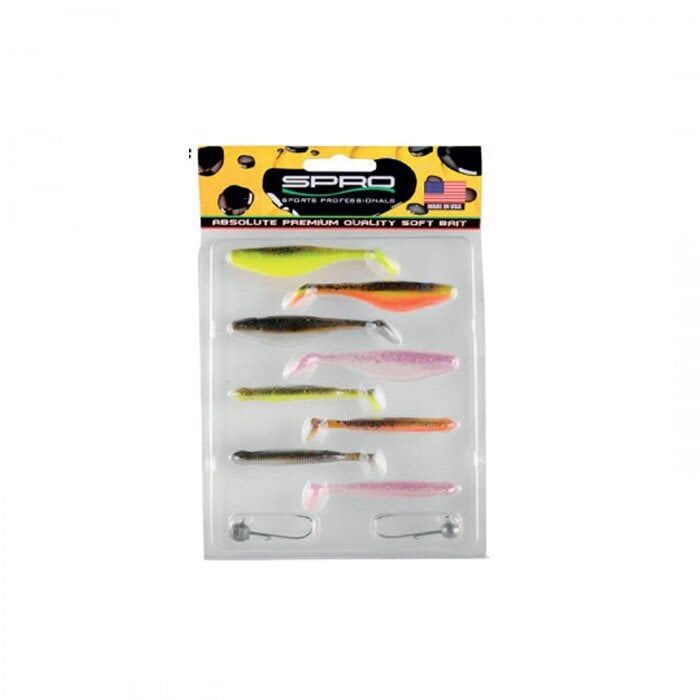 T.SPRO Ready 4 Fish Silikon Yem & Jig Head Seti F7-8 1/8