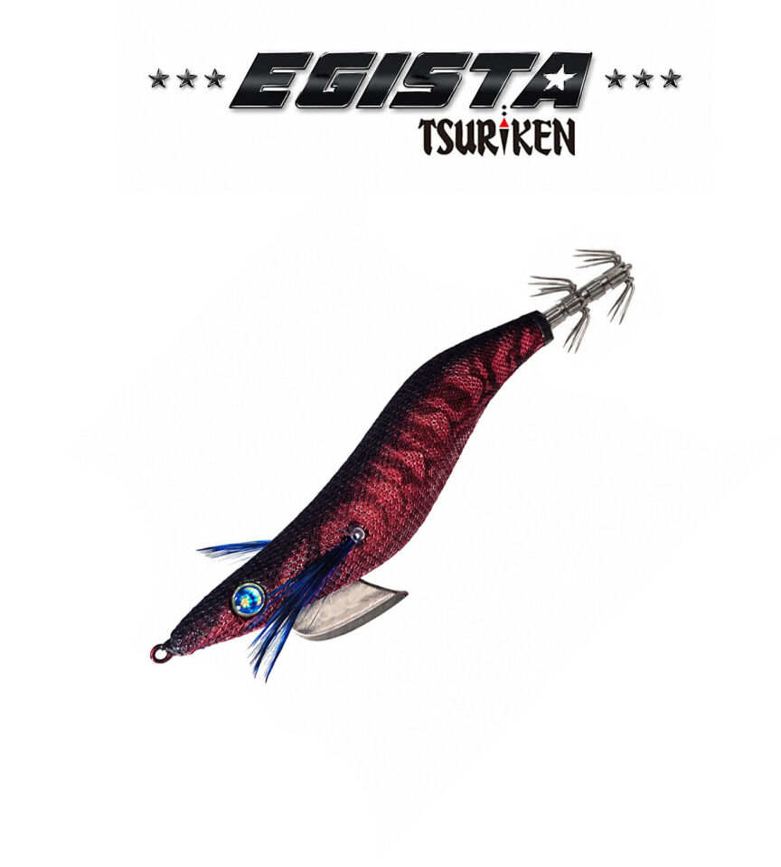 EGISTA SHALLOW 3.0 KALAMAR ZOKASI 15G RED KEIMURA BLACK LAME