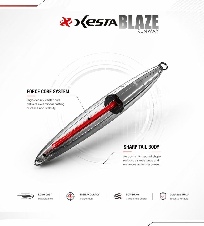 XESTA RUNWAY BLAZE 65G JIG CHCC