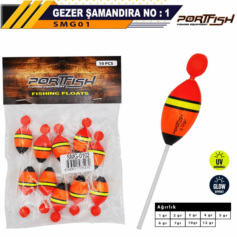 Portfish Balza Şamandıra Gezer no:01 - 10 Adetli