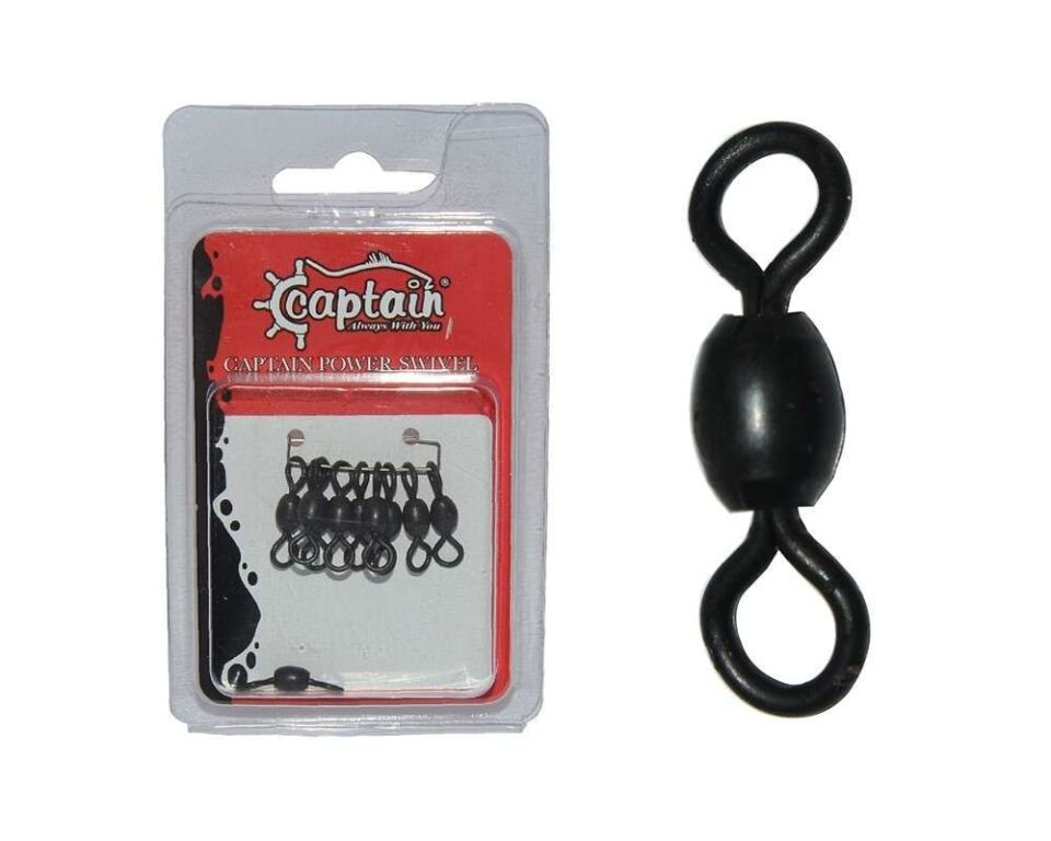 Captain 5008 Rulmanlı Crane Fırdöndü 10lu Paket Mat Black Standart - 2-0