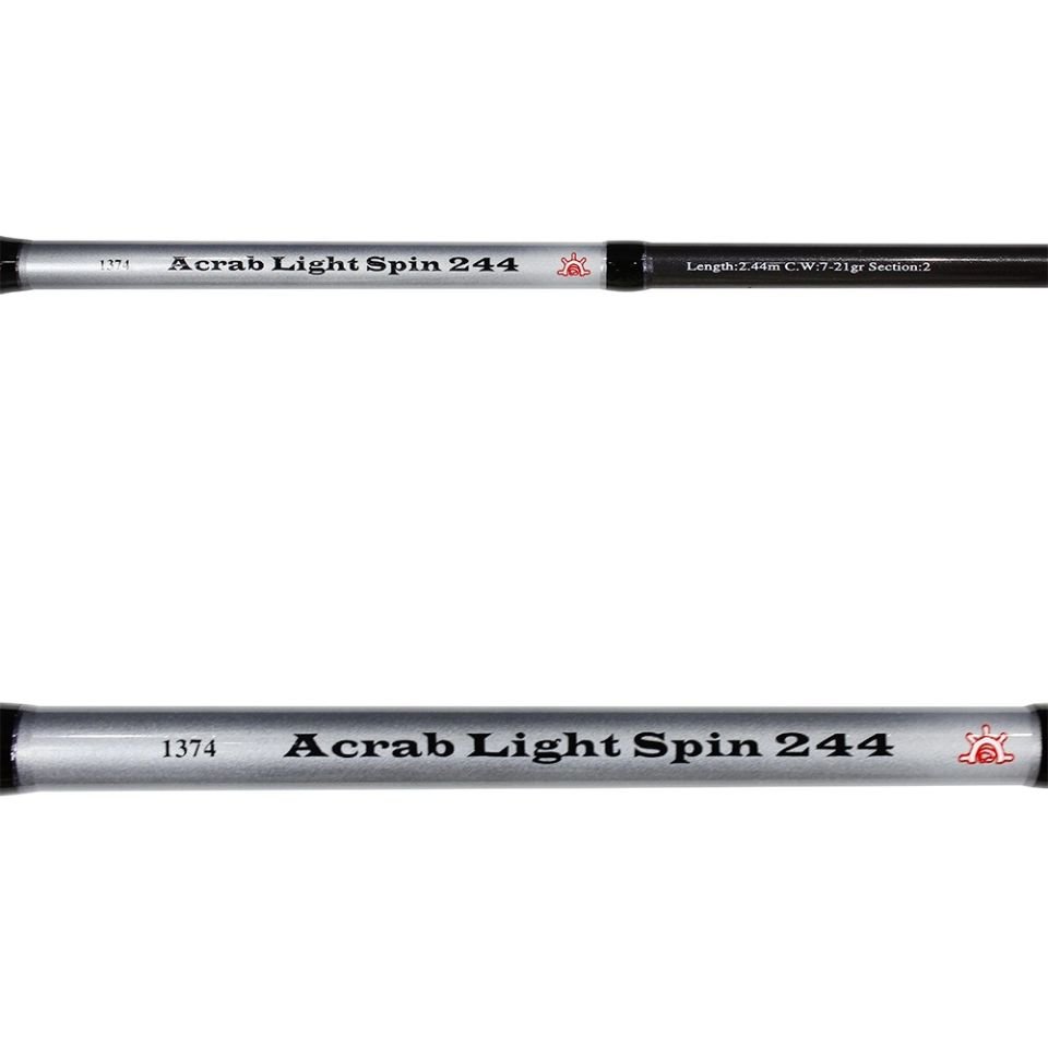 Captain 1374 Acrab Light 2 Parça Spin Kamış 7-21gr Atar