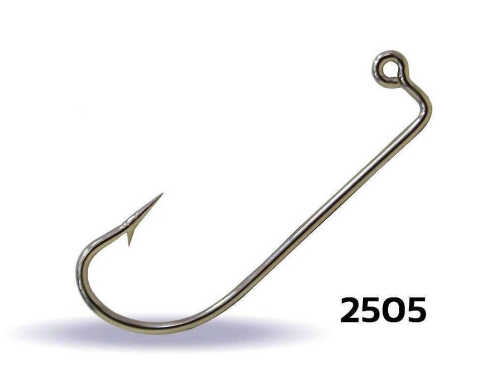 Youvella 2505 Jig Head İğnesi Dövme Delikli Uzun 100lü Kutu Nikel Standart