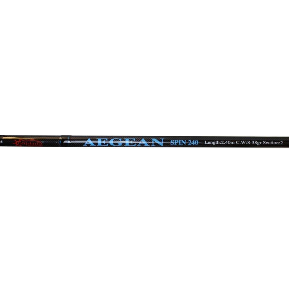 Captain 1356 Aegean 2 Parça Spin Kamış 8-38gr Atar