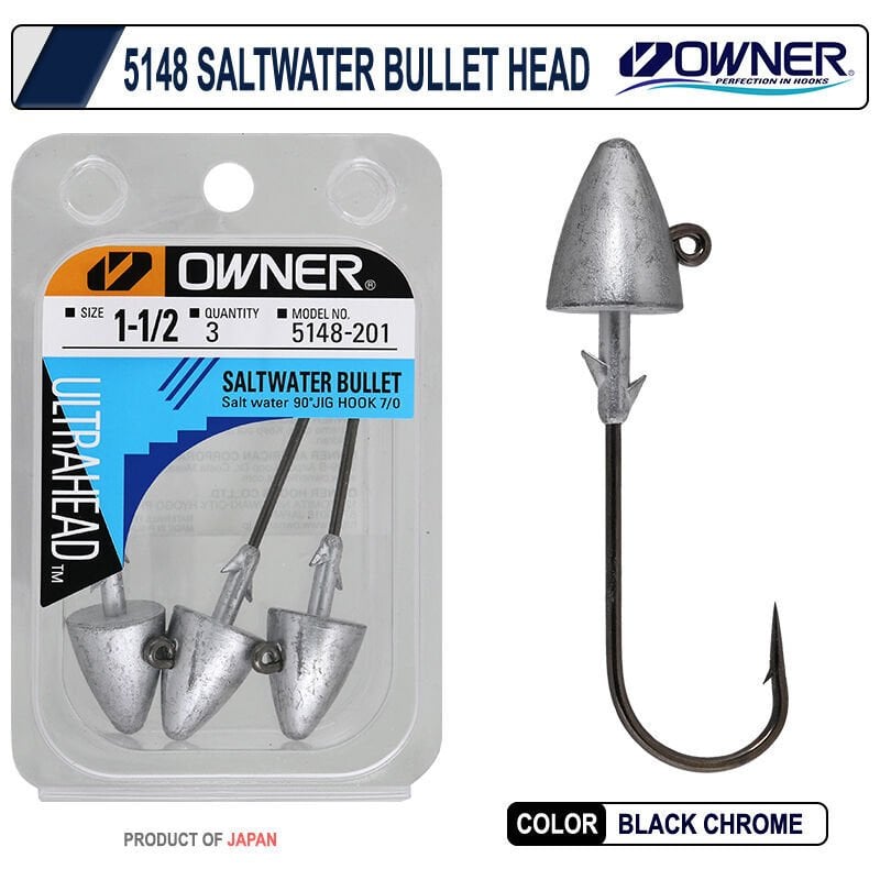 Owner 5148 Saltwater Bullet Head