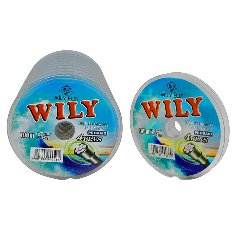 Wily Elix 4 Kat İp Misina Yeşil 100 Mt Devamlı 10 Adetli