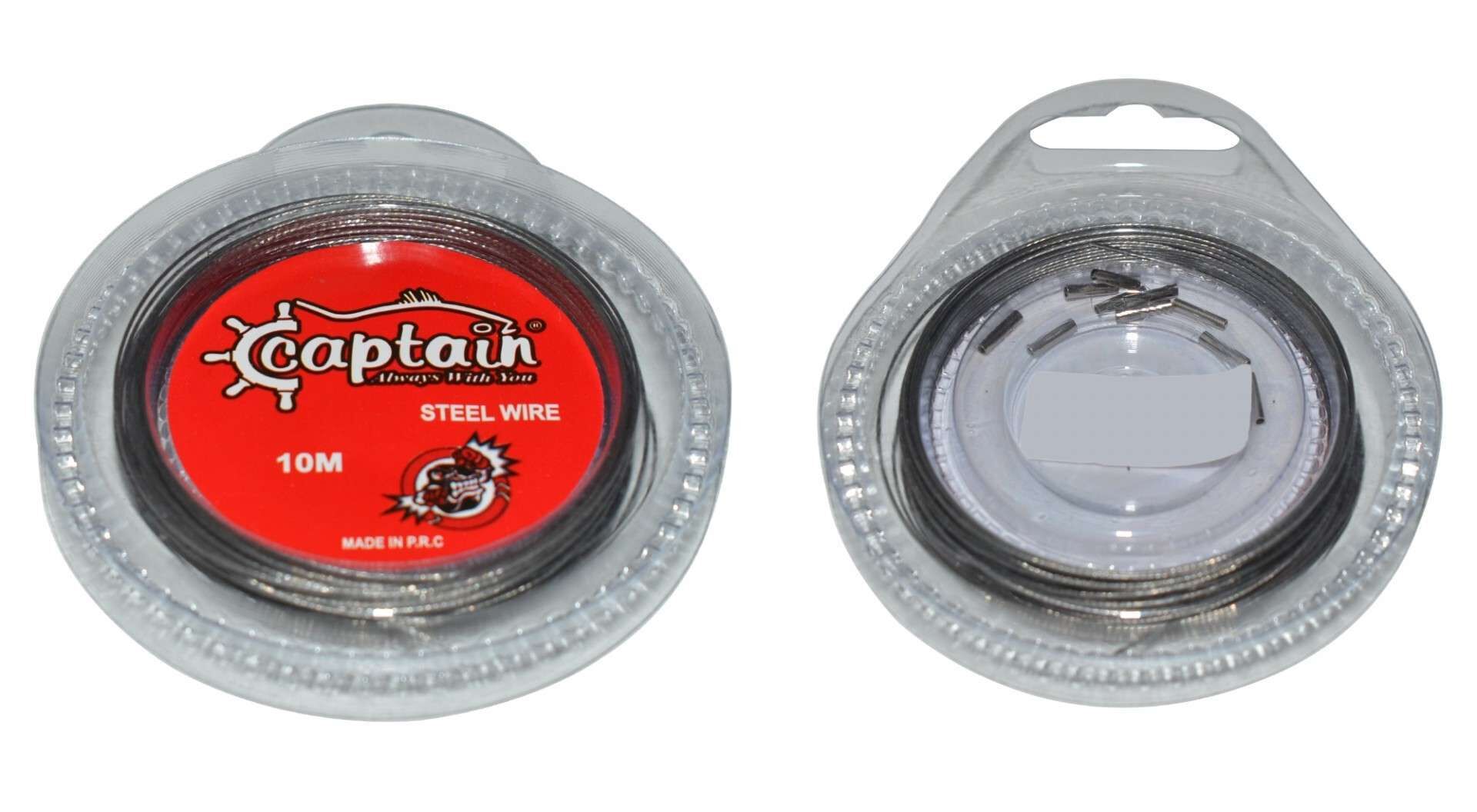 Captain Çelik Tel 10mt Steel Wire Leader Standart - 10 LBS
