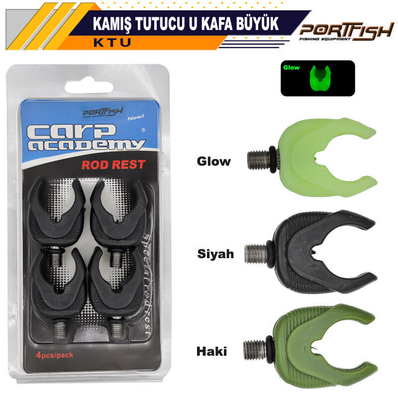 Portfish Kamış Tutucu U Kafa Büyük Boy 4 Adetli
