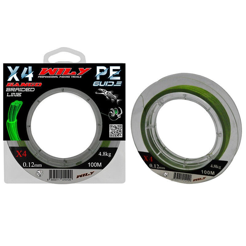 Wily Elite  4 Kat İp Misina Yeşil 100 Mt Paket