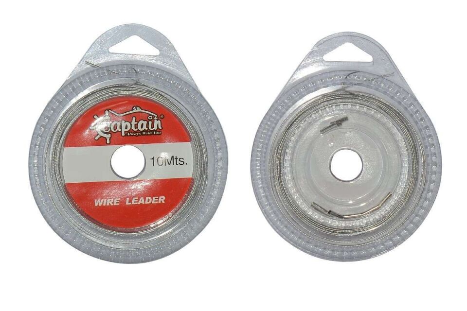Captain Çelik Tel 10mt Steel Wire Leader Standart - 25 LBS