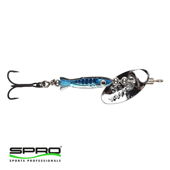 SPRO Larva Inline Spin 5,5CM 5,0G Ch. Blue