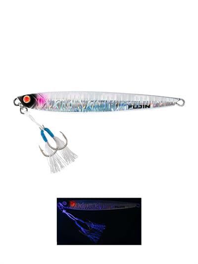 Fujin Valhalla Darksea 80gr Metal Jig Yem MT46 UV White Glow