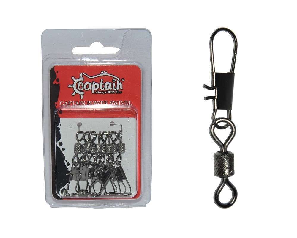 Captain 5023 Kilitli Klips İnox 10lu Paket Black Nikel Standart - 2