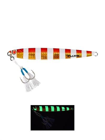 Fujin Valhalla Darksea 80gr Metal Jig Yem MT09 Pink Gold Zebra Glow