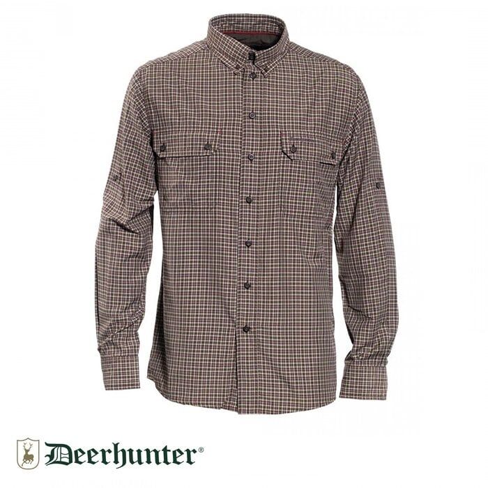 T. DEERHUNTER Tucker 399 Bamboo Uzun Kol Gömlek 43/44