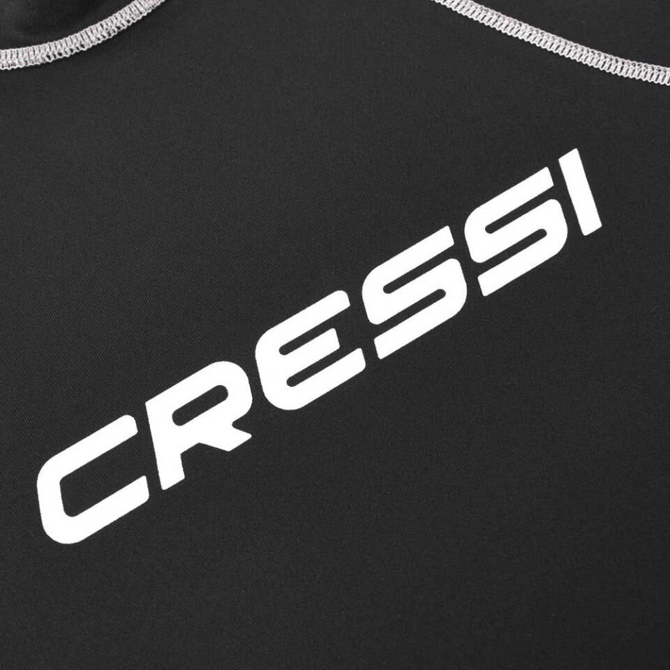 Cressi Rash Guard Lady Kısa Kollu T-Shirt NO:1 - XS - BLACK-WHITE