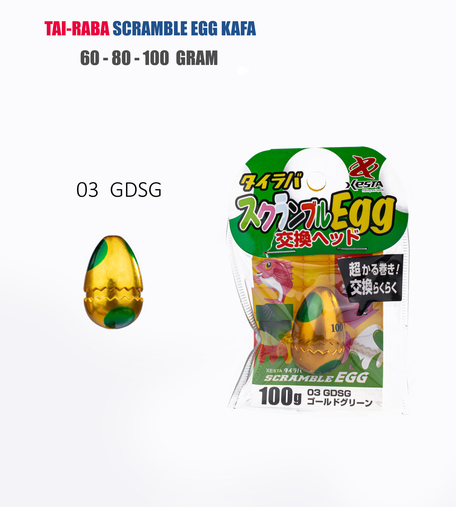 XESTA TAI-RABA SCRAMBLE EGG KAFA 100G GDSG