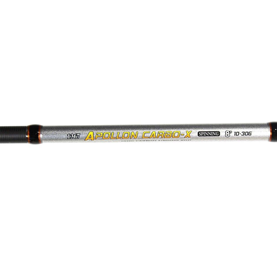 Captain 1367 Apollon Carbo-X 2 Parça Spin Kamış 10-30gr Atar