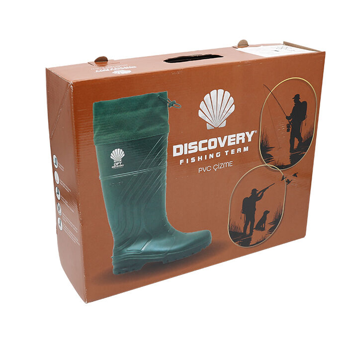 DFT Hunter Yeşil PVC Konçlu Çizme No: 44 (Çift)
