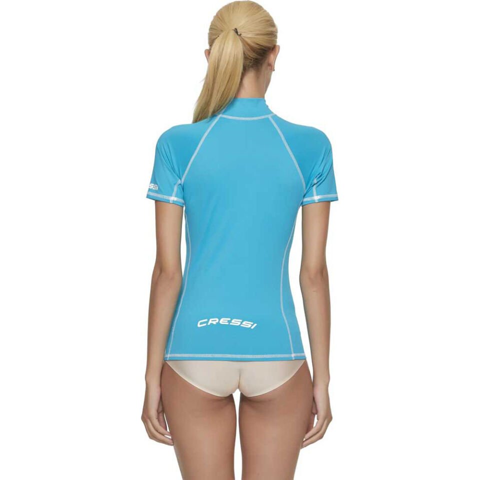 Cressi Rash Guard Lady Kısa Kollu T-Shirt AQUAMARINE - NO:3 - M