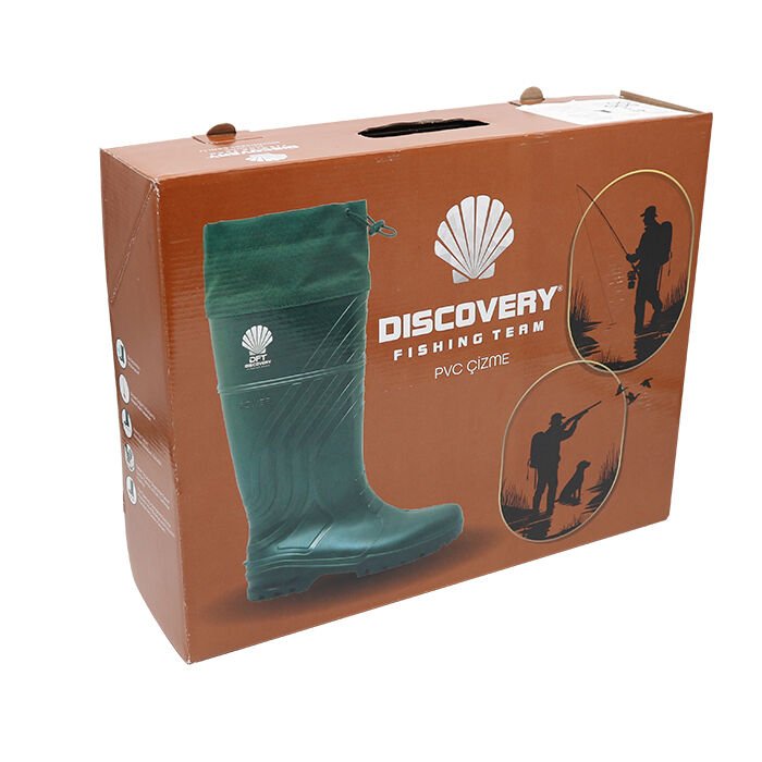 DFT Hunter Yeşil PVC Konçlu Çizme No: 43 (Çift)