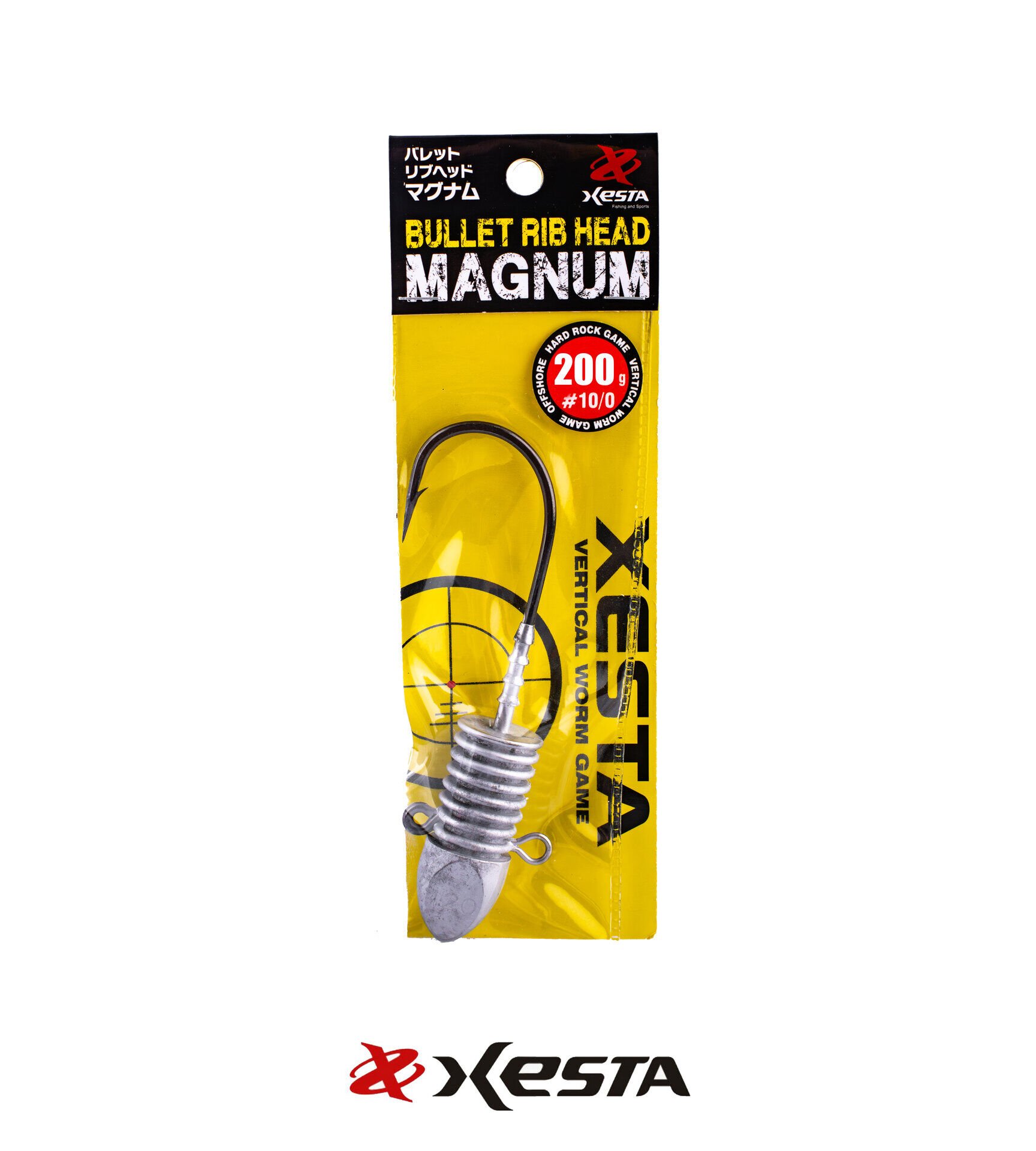 XESTA BULLET RIBHEAD MAGNUM JIGHEAD #10/0 1P 200G