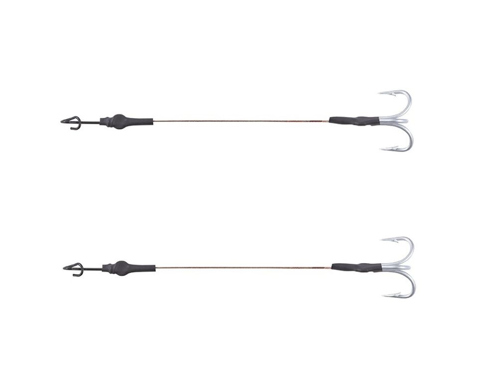 Balzer 13936 Silikon Yemler İçin Çelik Telli Rigs 2'li Paket