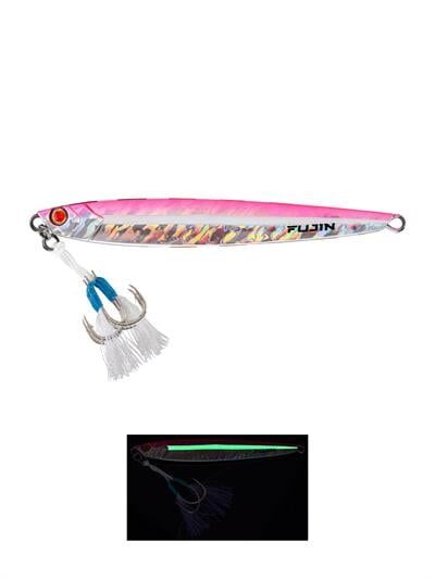 Fujin Valhalla Darksea 100gr Metal Jig Yem MT18 Pink Glow Line