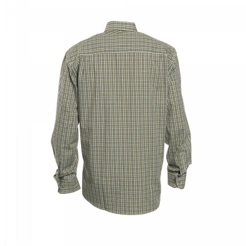 T. DEERHUNTER Wyatt Yeşil Kareli Uzun Kol Gömlek 43/44