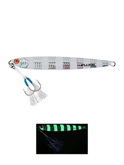 Fujin Valhalla Darksea 120gr Metal Jig Yem MT04 Zebra Glow