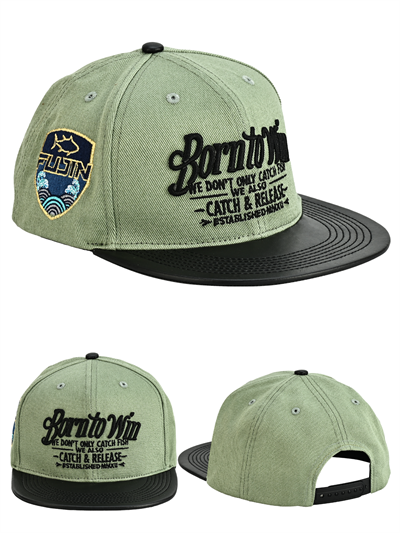 Fujin BTW Leather Visor Şapka Light Green