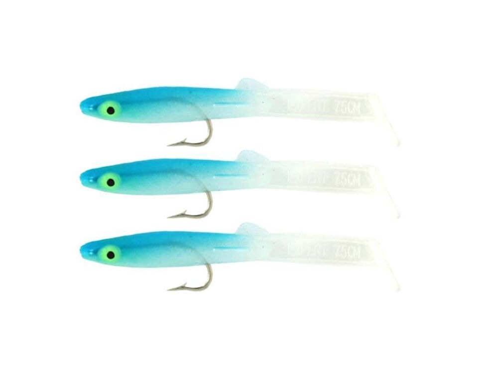Captain 3525 Eel Fish 75cm Silikon Zargana Suni Yem 3lü Paket