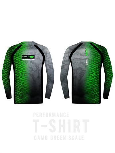 Fujin Performance T-Shirt Camo Green Scale