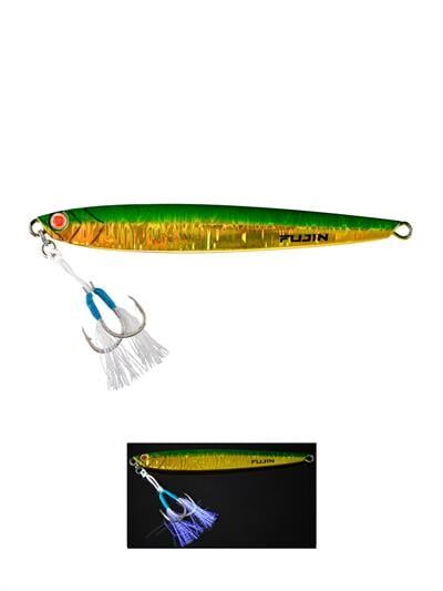 Fujin Valhalla Darksea 120gr Metal Jig Yem MT45 Green Shiny Iwashi