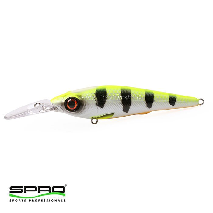 SPRO Iris Twitchy HL Hot Perch 7,5CM 8,5G Sert Yem