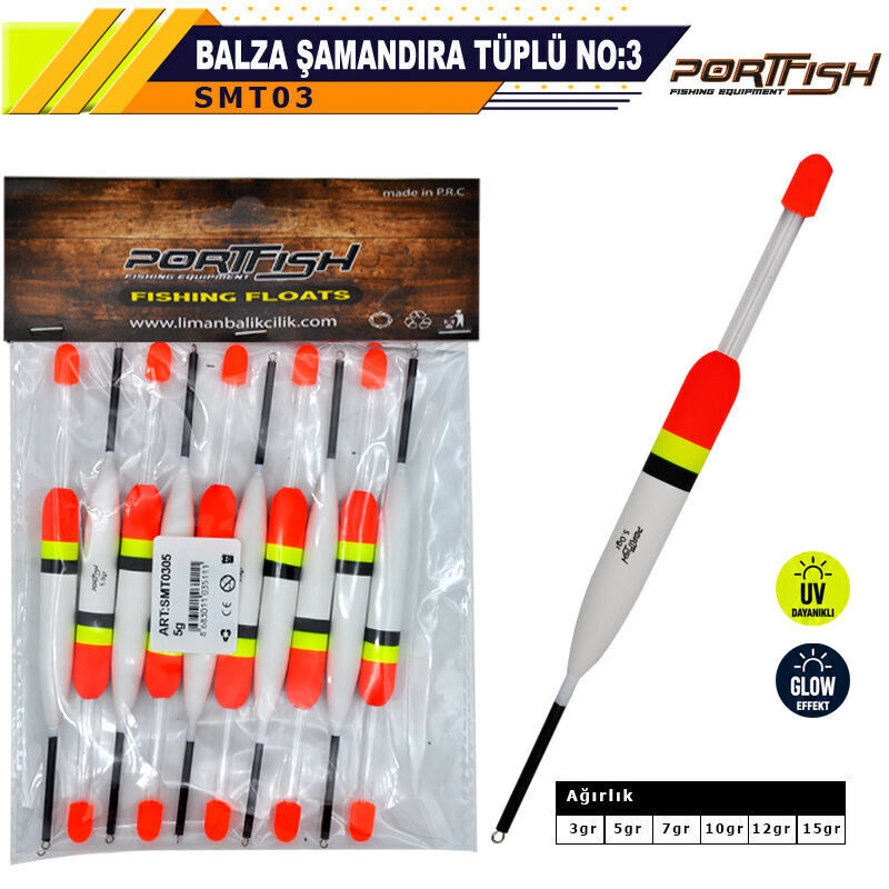 Portfish Balza Şamandıra Tüplü no:03 - 10 Adetli