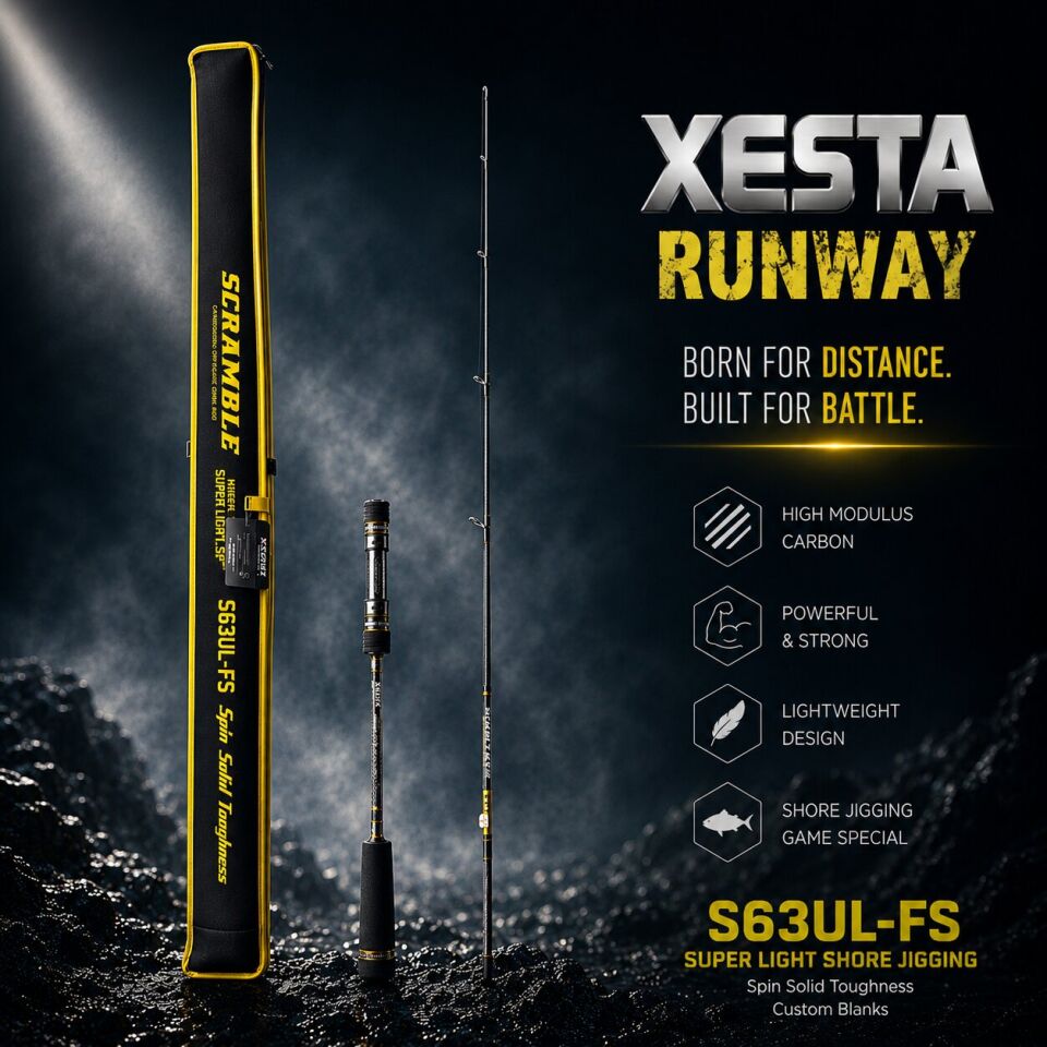 XESTA SCRAMBLE SUPER LIGHT S. SOLID TGH. S63UL-FS 1.90M MAX80G 2P