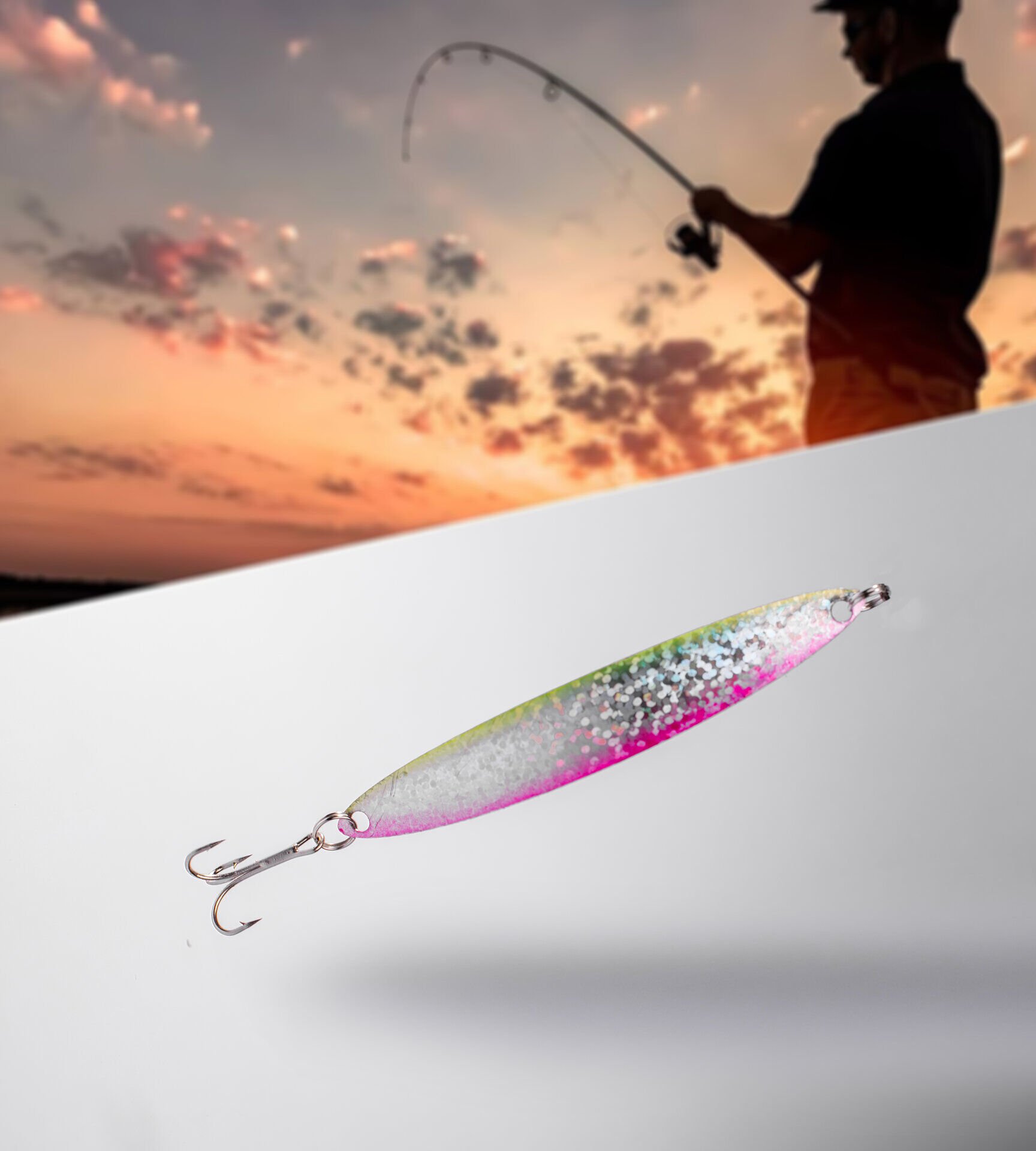 YAPRAK KAŞIK, PEMBE/GÜMÜŞ/SARI