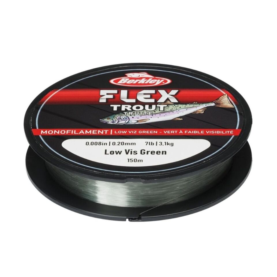 Berkley Flex Trout Olta Misinasi LOW-VIS GREEN - 0.18MM-150M-2.55KG