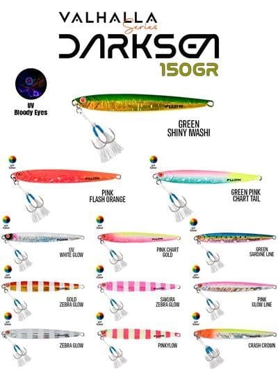 Fujin Valhalla Darksea 150gr Metal Jig Yem