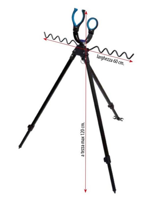 Lineaeffe 6313054 Tripod Teleskobik Ayarlanabilir Kamış Sehpası 120cm