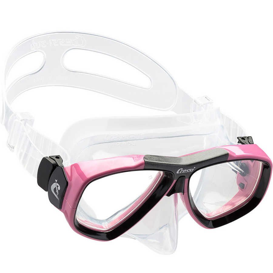 Cressi Focus Dalış Maskesi CLEAR-PINK